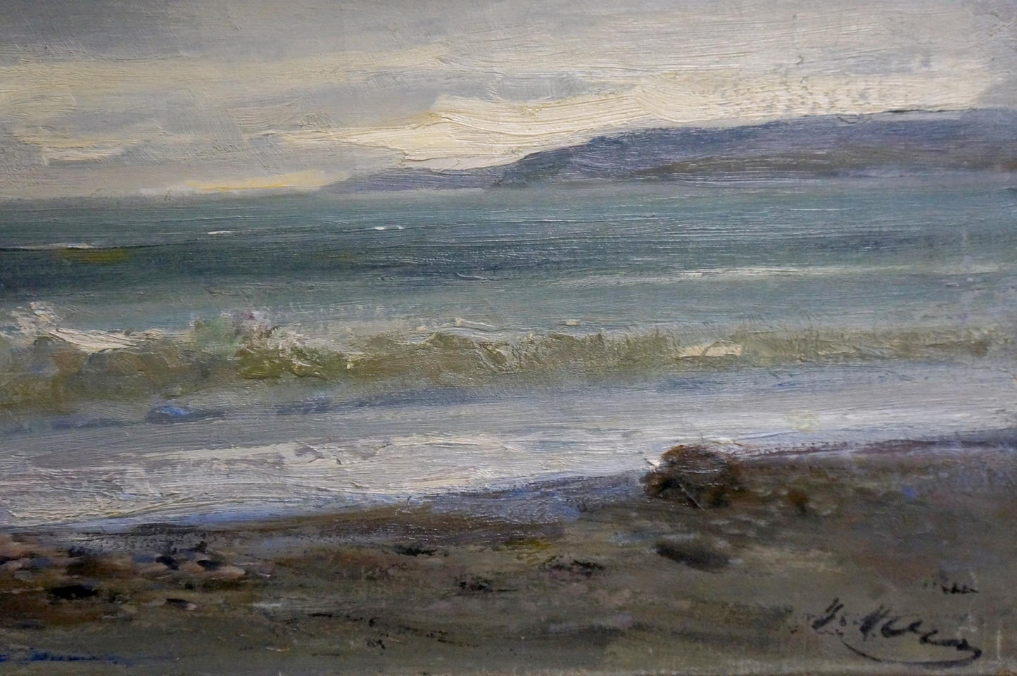 Oil painting Silence Smirnov Valentin Sergeevich