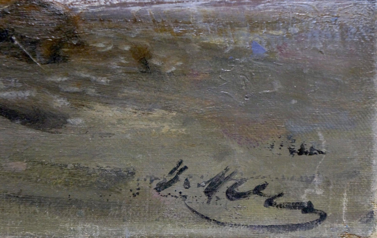 Oil painting Silence Smirnov Valentin Sergeevich