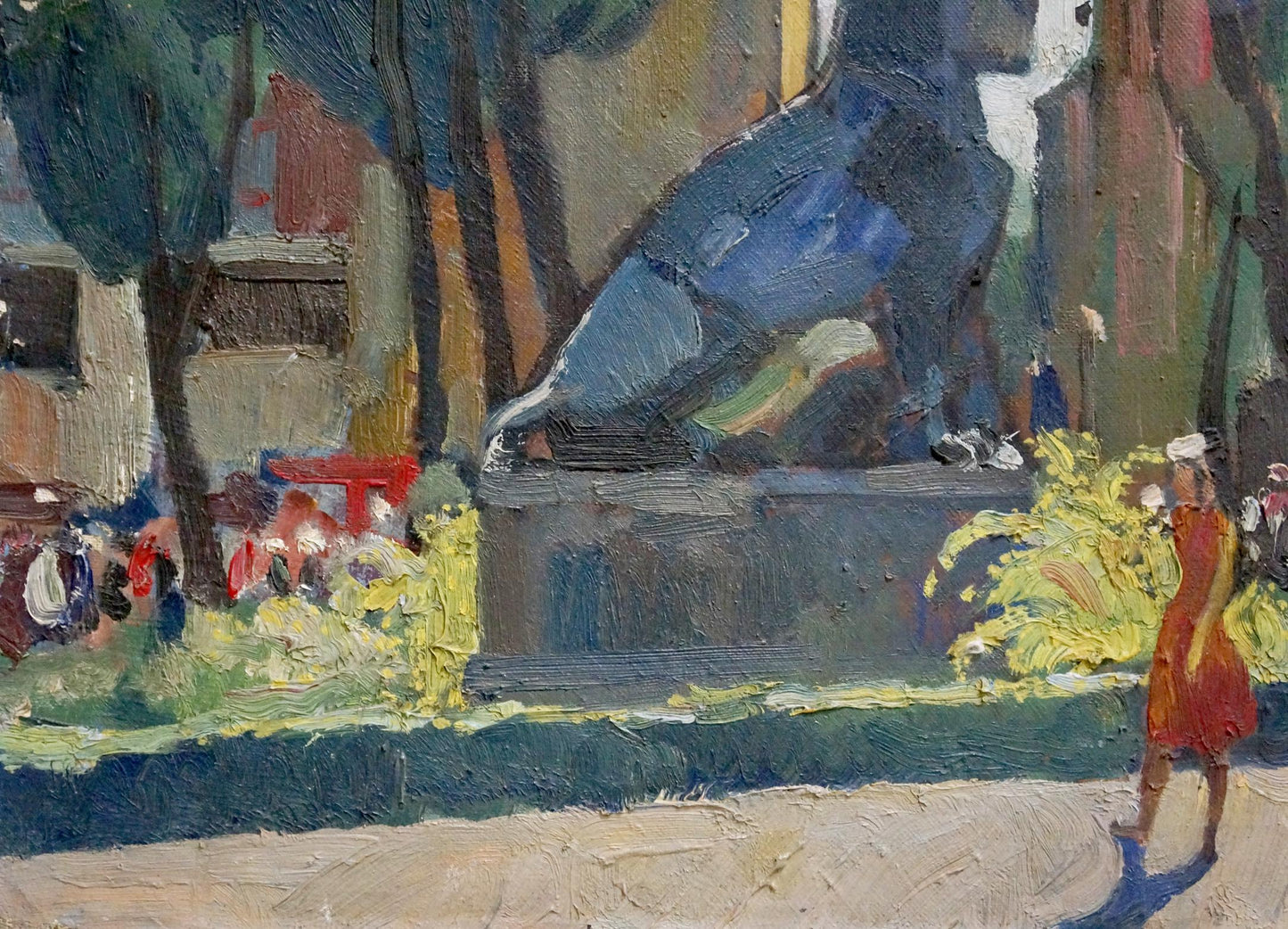 Oil painting In the park Tatarenko Alexander Alexandrovich