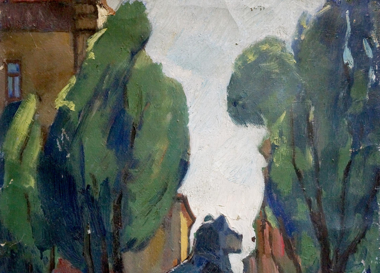 Oil painting In the park Tatarenko Alexander Alexandrovich
