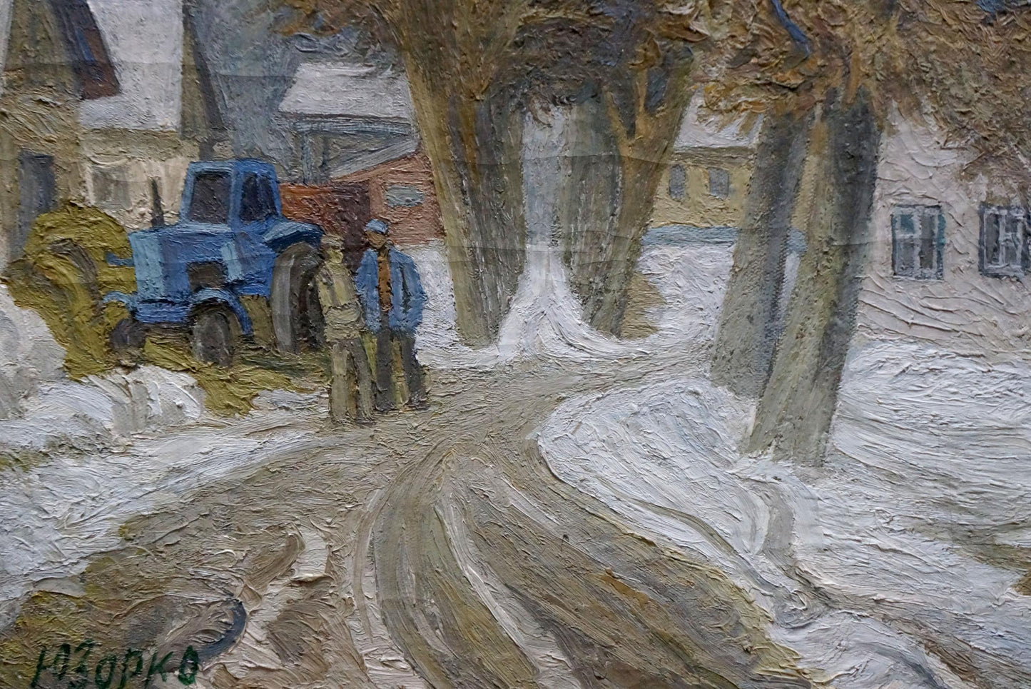 Oil painting Winter landscape Zorko Yuri Valentinovich