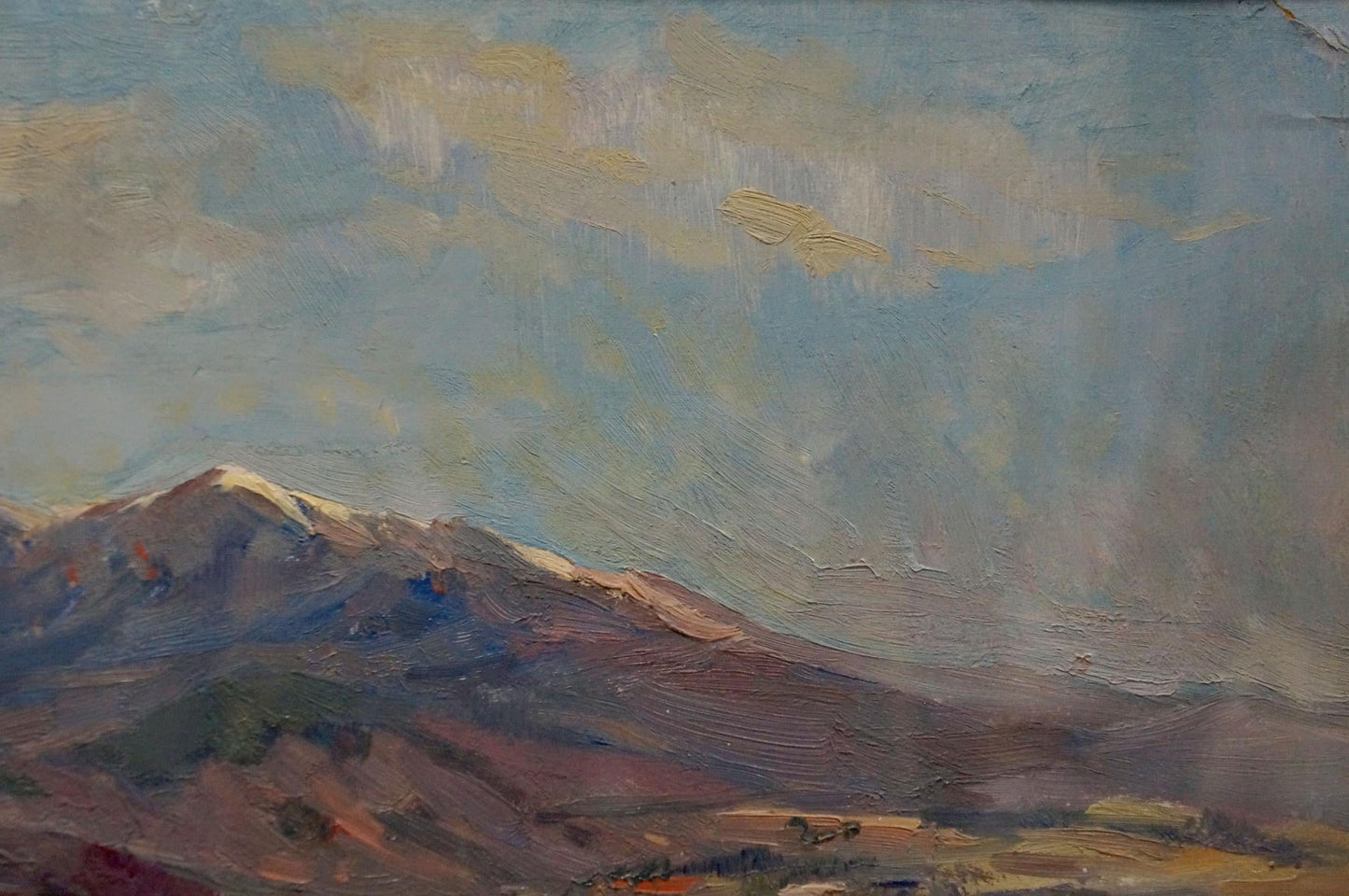 Oil painting Mountain landscape Babentsov Victor Vladimirovich