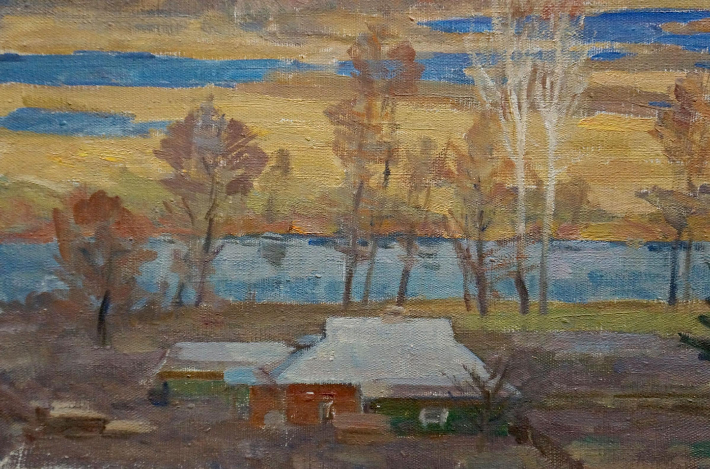 Oil painting Autumn has come Minka Alexander Fedorovich