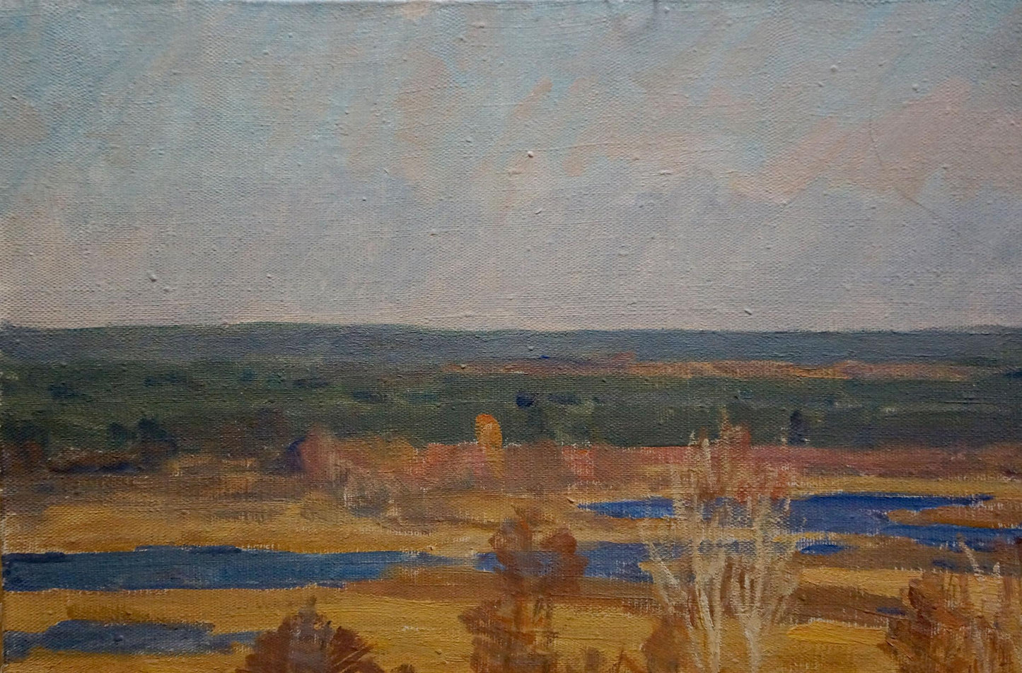 Oil painting Autumn has come Minka Alexander Fedorovich