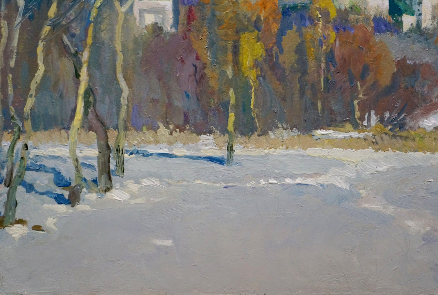 Oil painting Landscape with churches Minka Alexander Fedorovich