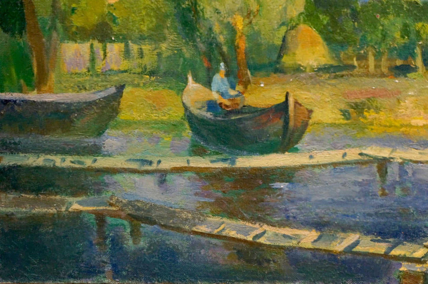 Oil painting Summer landscape Minka Alexander Fedorovich
