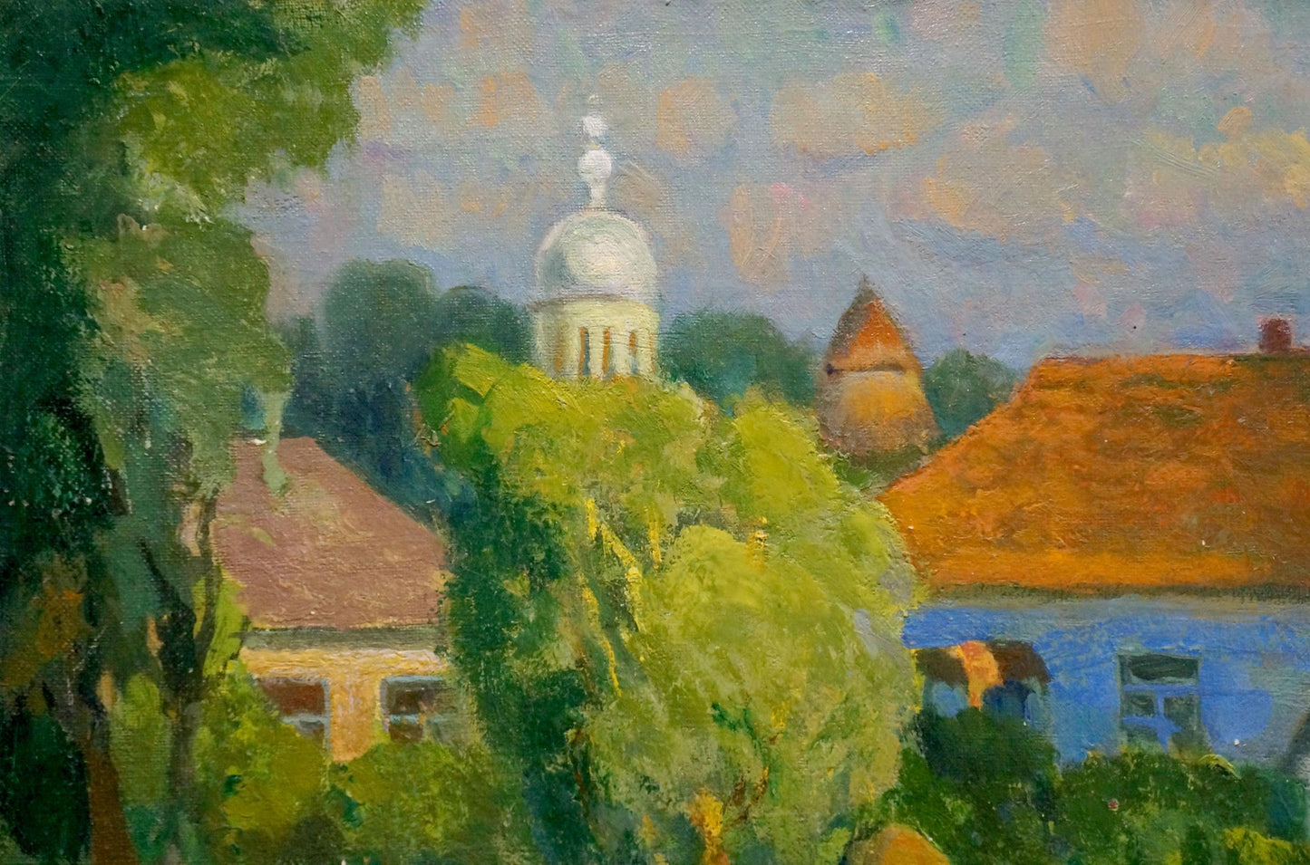 Oil painting Summer landscape Minka Alexander Fedorovich