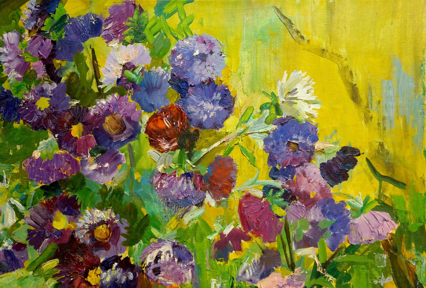 Oil painting Flowers and sweets Polyakova Lyudmila Valentinovna