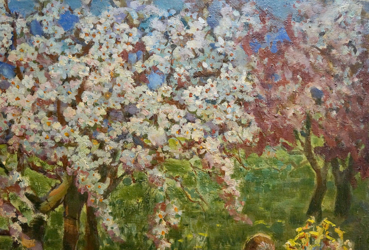 Oil painting Tree blooms Yanchak Elena Vaclavovna