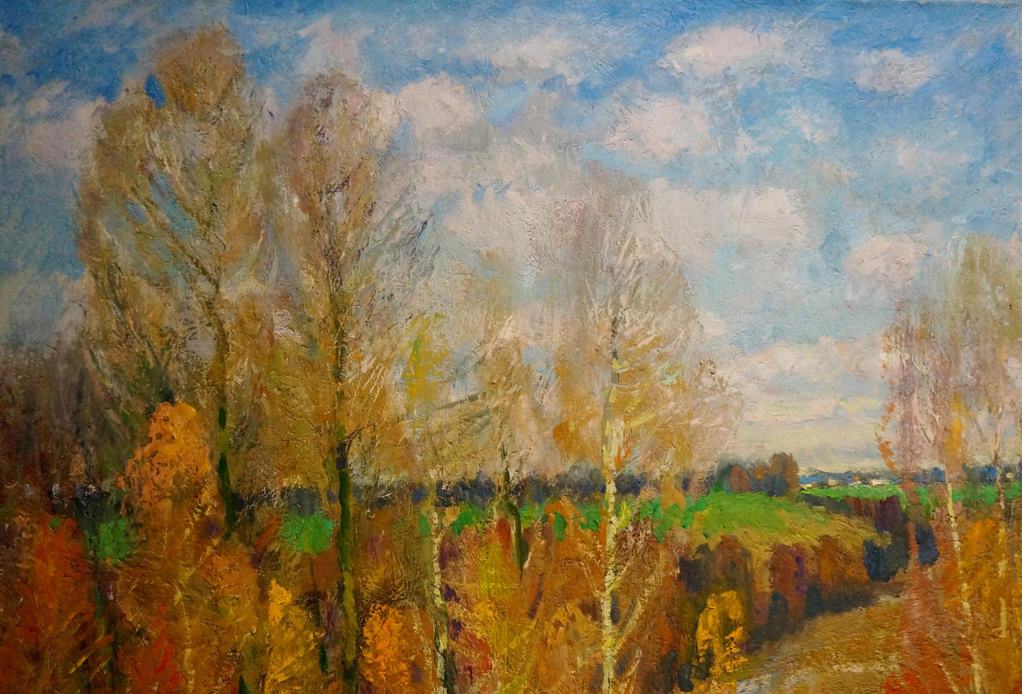 Oil painting After winter Mynka Alexander Fedorovich