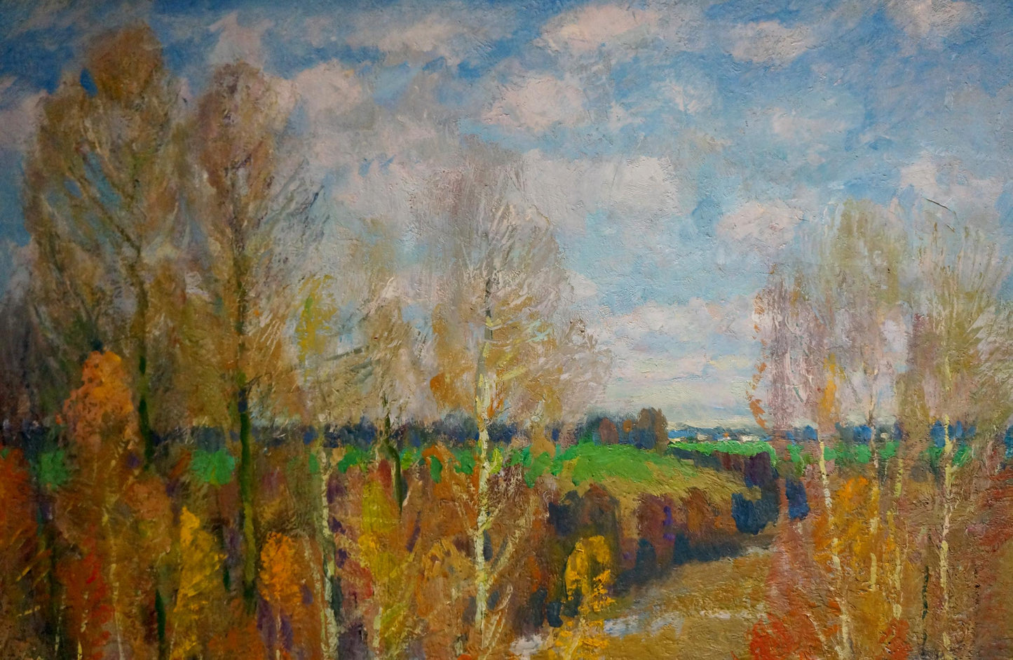 Oil painting After winter Mynka Alexander Fedorovich