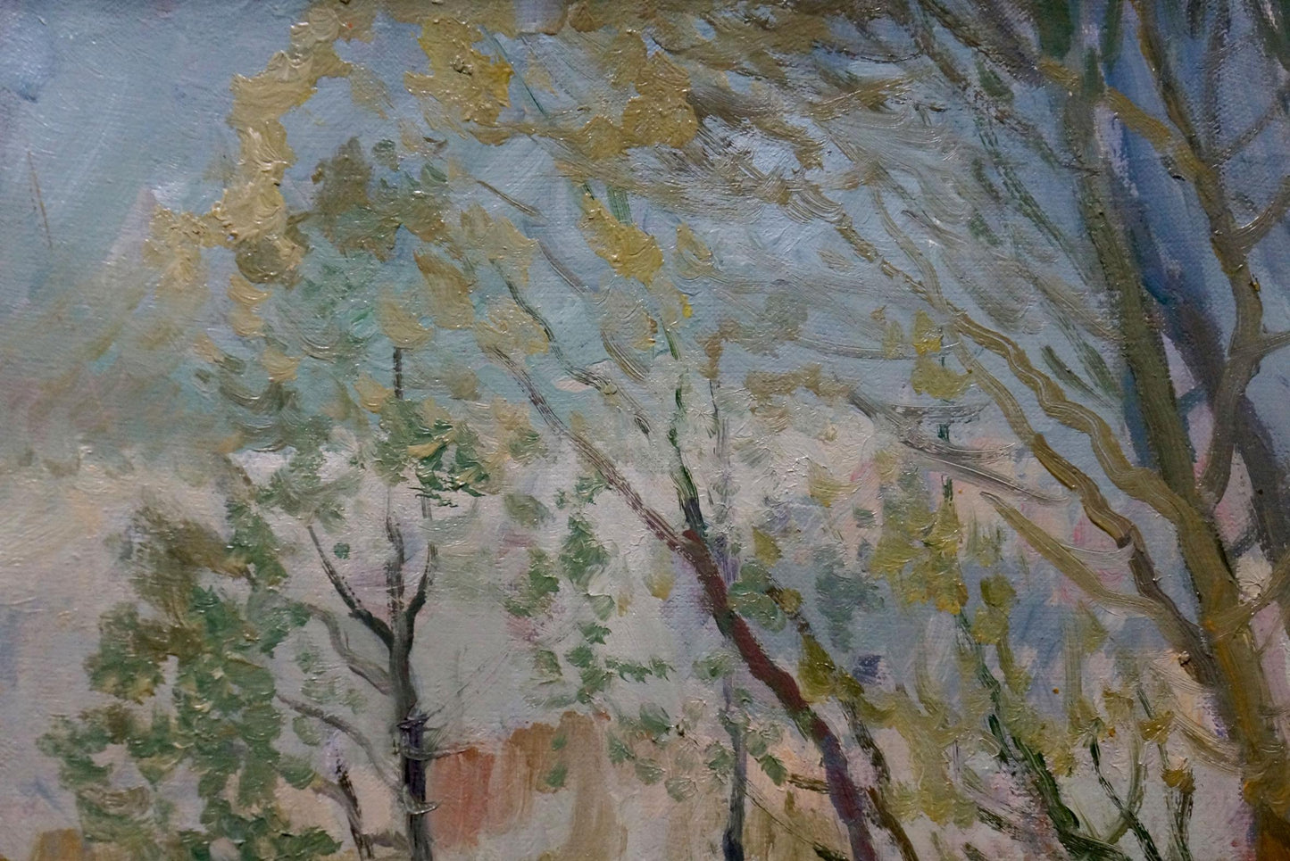 Oil painting Autumn landscape Alexander Minka