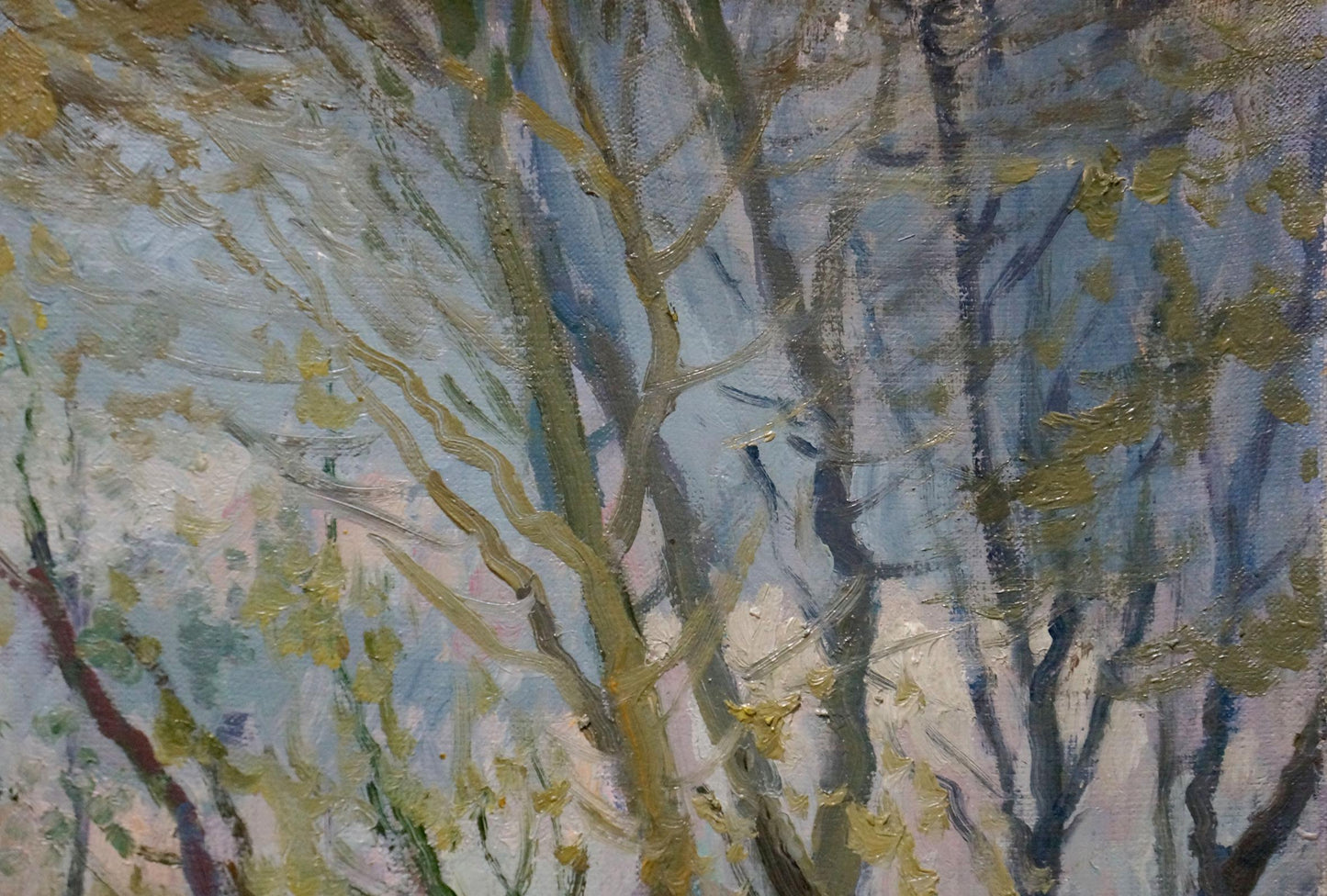 Oil painting Autumn landscape Alexander Minka