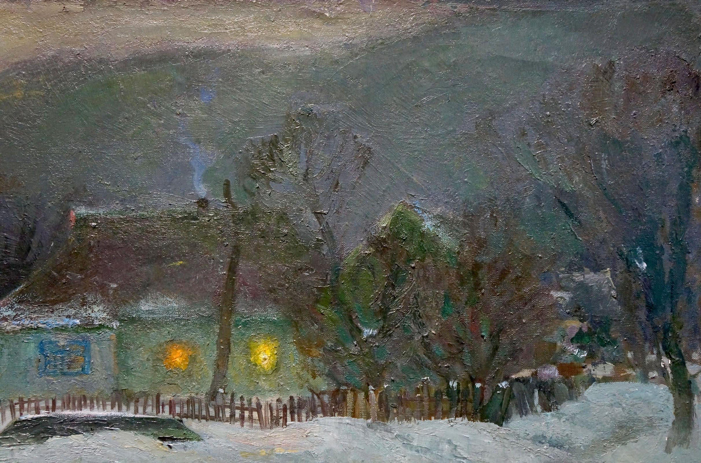 Oil painting Winter's tale Minka Alexander Fedorovich