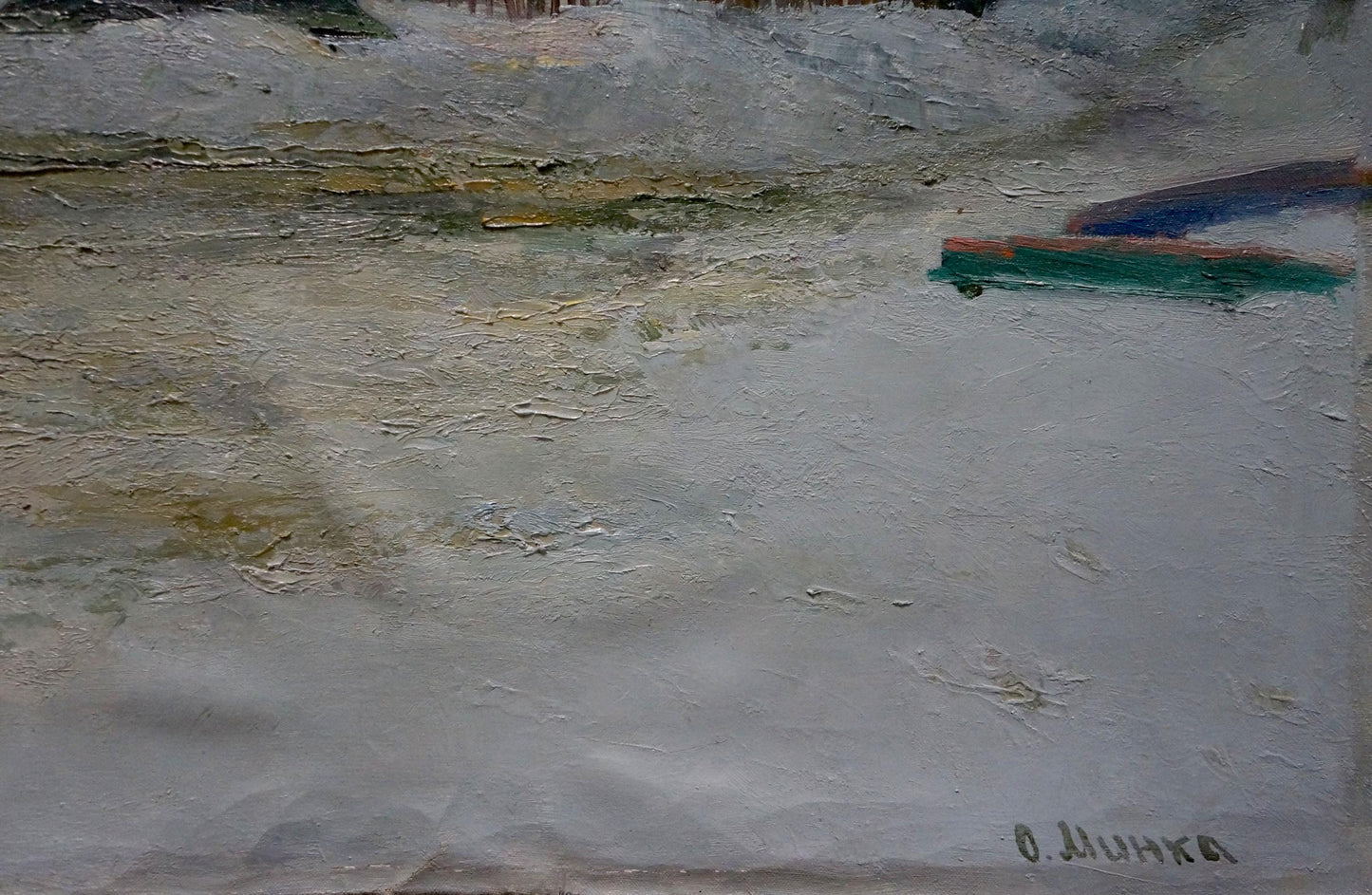Oil painting Winter's tale Minka Alexander Fedorovich
