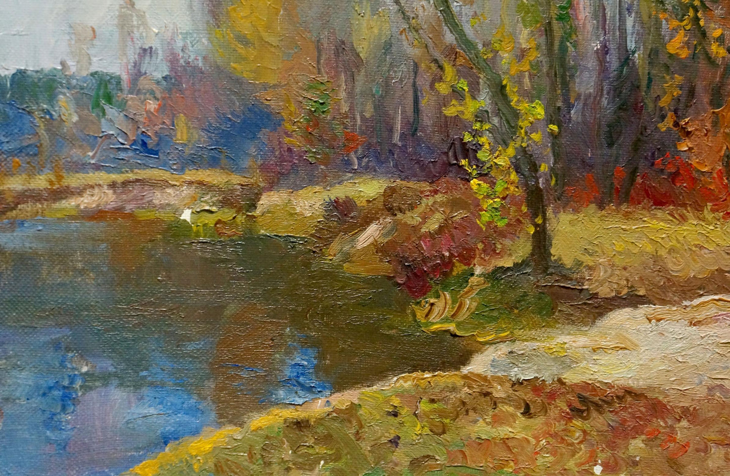 Oil painting Autumn landscapes Minka Alexander Fedorovich