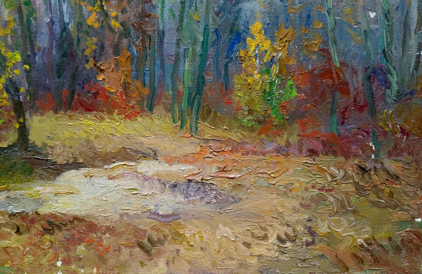 Oil painting Autumn landscapes Minka Alexander Fedorovich