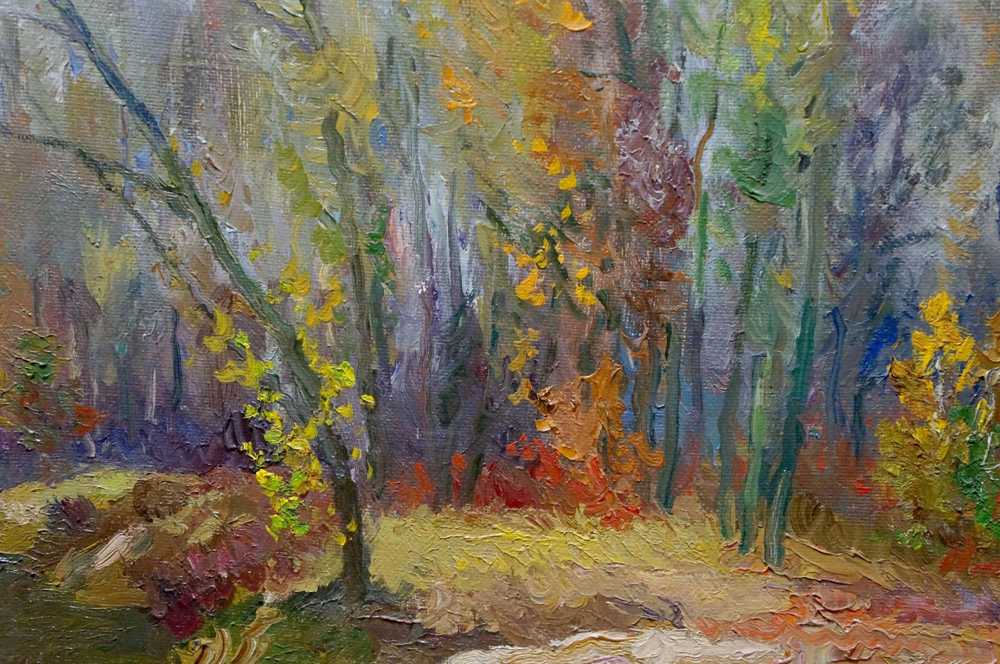 Oil painting Autumn landscapes Minka Alexander Fedorovich
