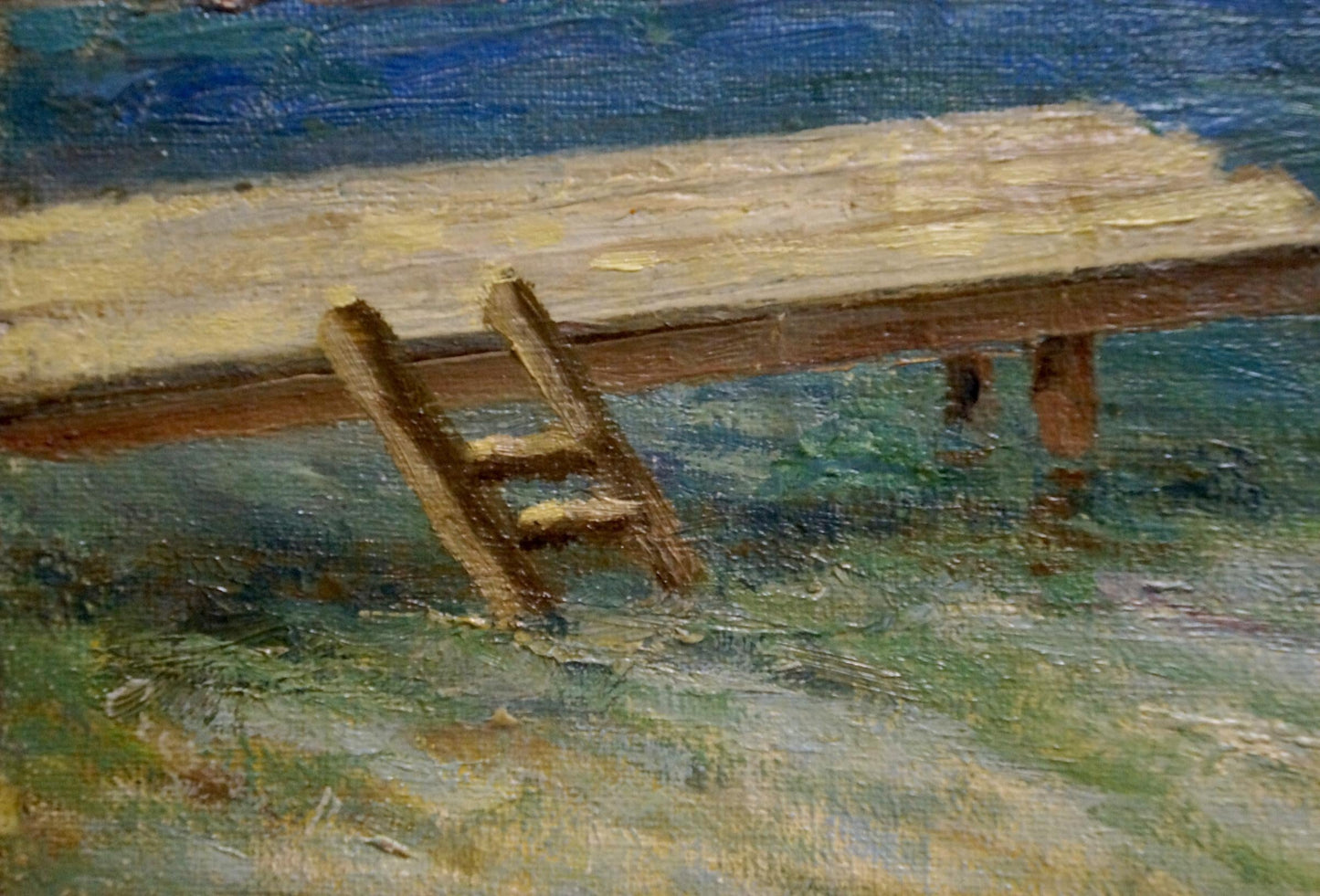 Oil painting Off the coast Paul Christiaan Poll