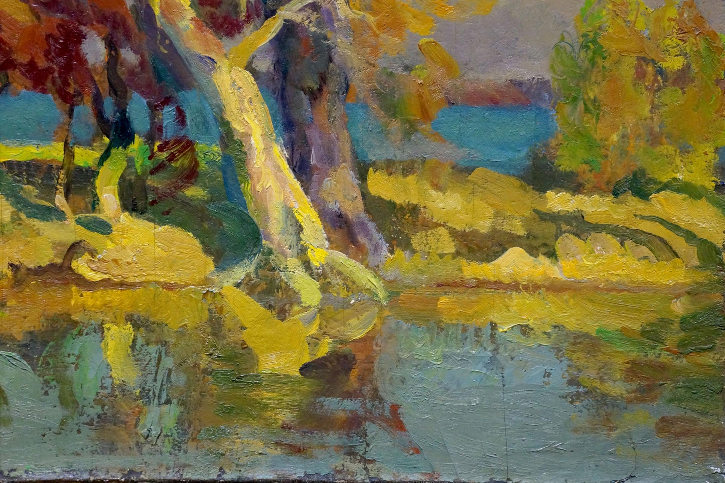 Oil painting Gold autumn Minka Alexander Fedorovich