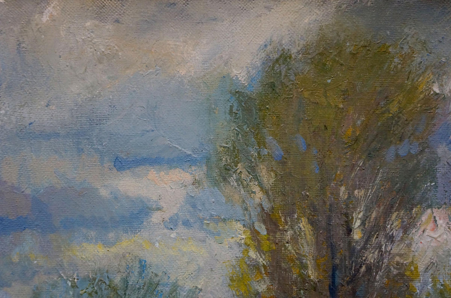 Oil painting Sudden autumn Alexander Minka