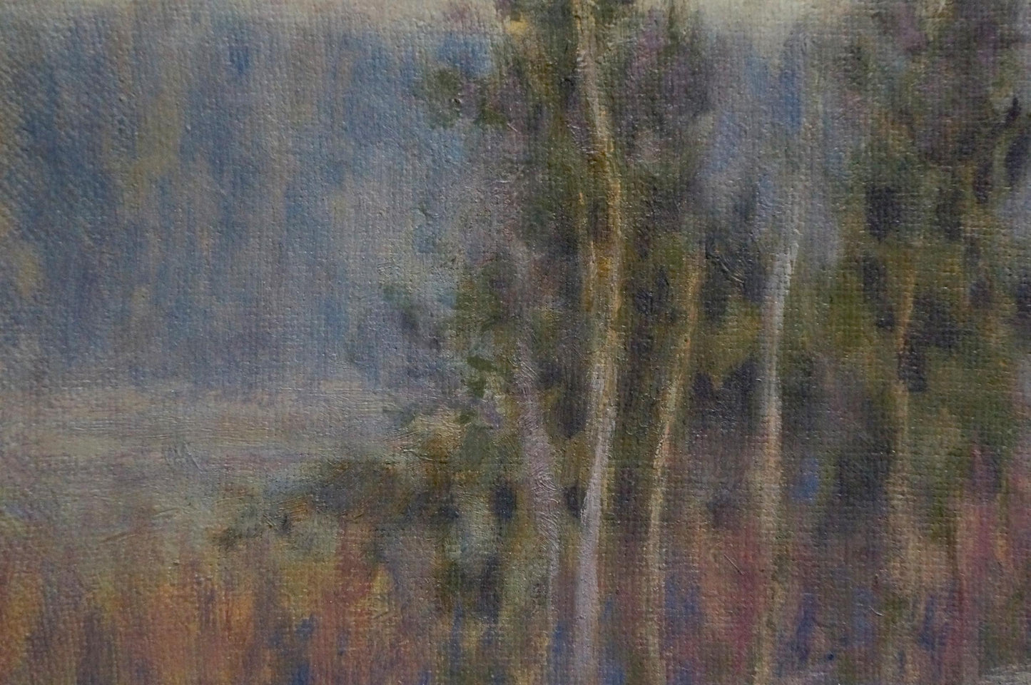 Oil painting In the fog L'vov Sergey Sergeyevich