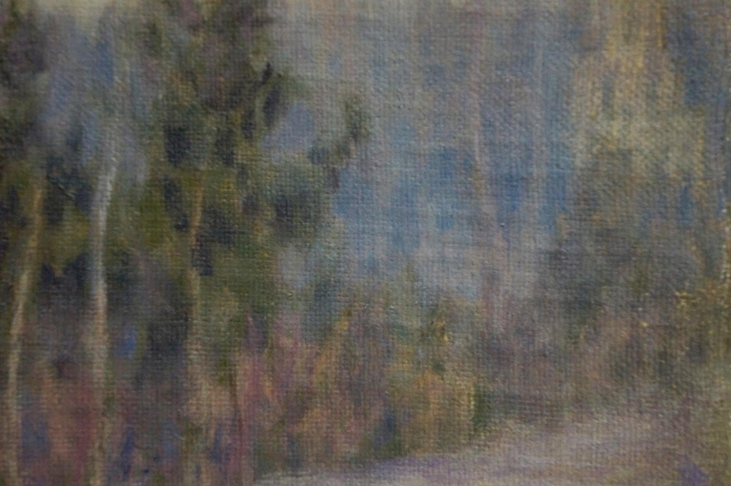 Oil painting In the fog L'vov Sergey Sergeyevich