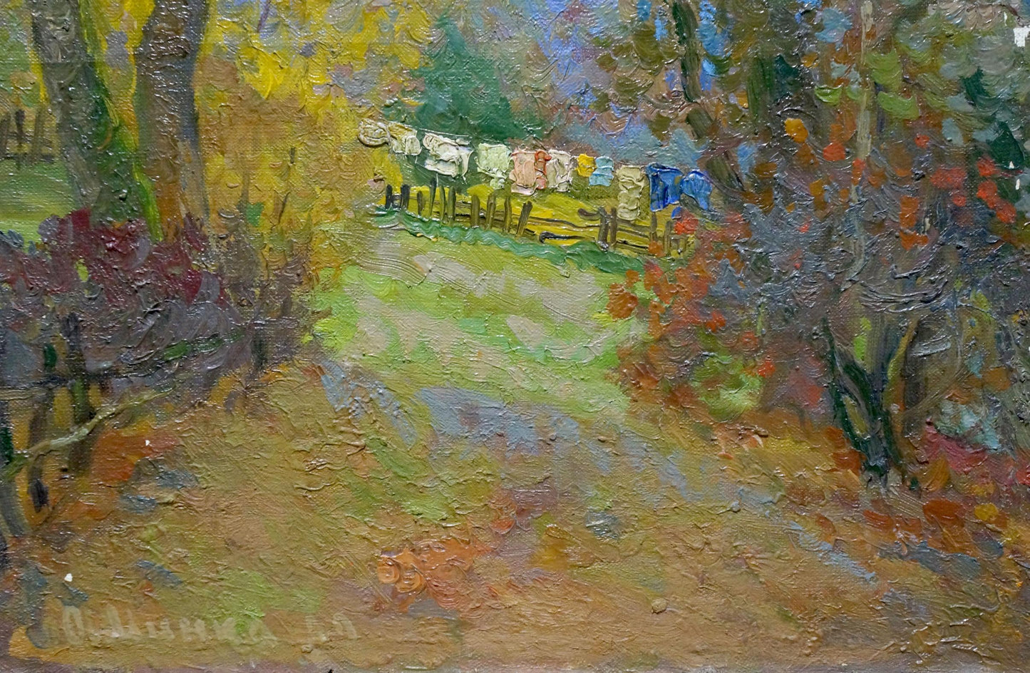 Oil painting In the country Minka Alexander Fedorovich
