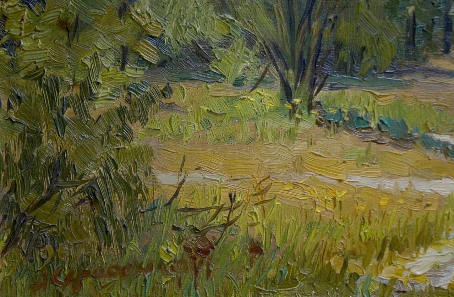 Oil painting Road to the forest Z. Seredenko