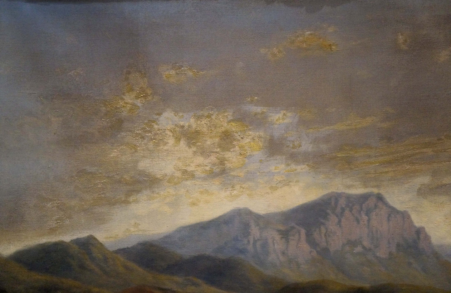 Oil painting Natural landscape F. W. Nickel