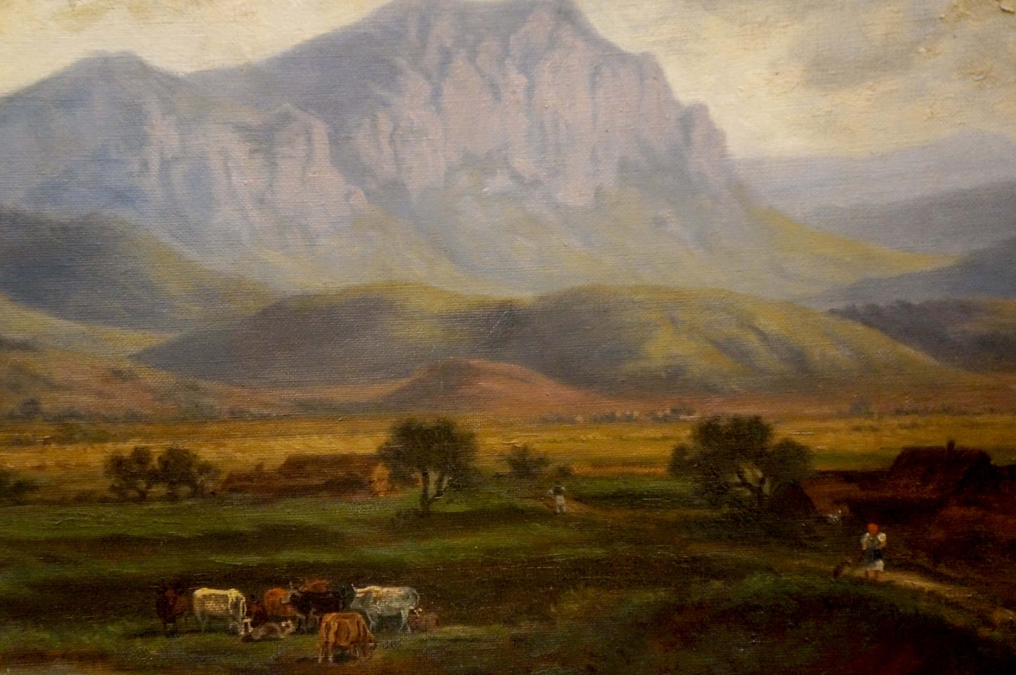 Oil painting Natural landscape F. W. Nickel