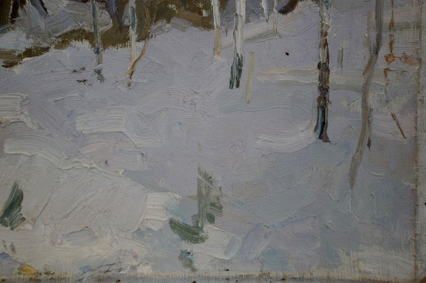 Oil painting In the woods Sevastyanov Viktor Grigorievich