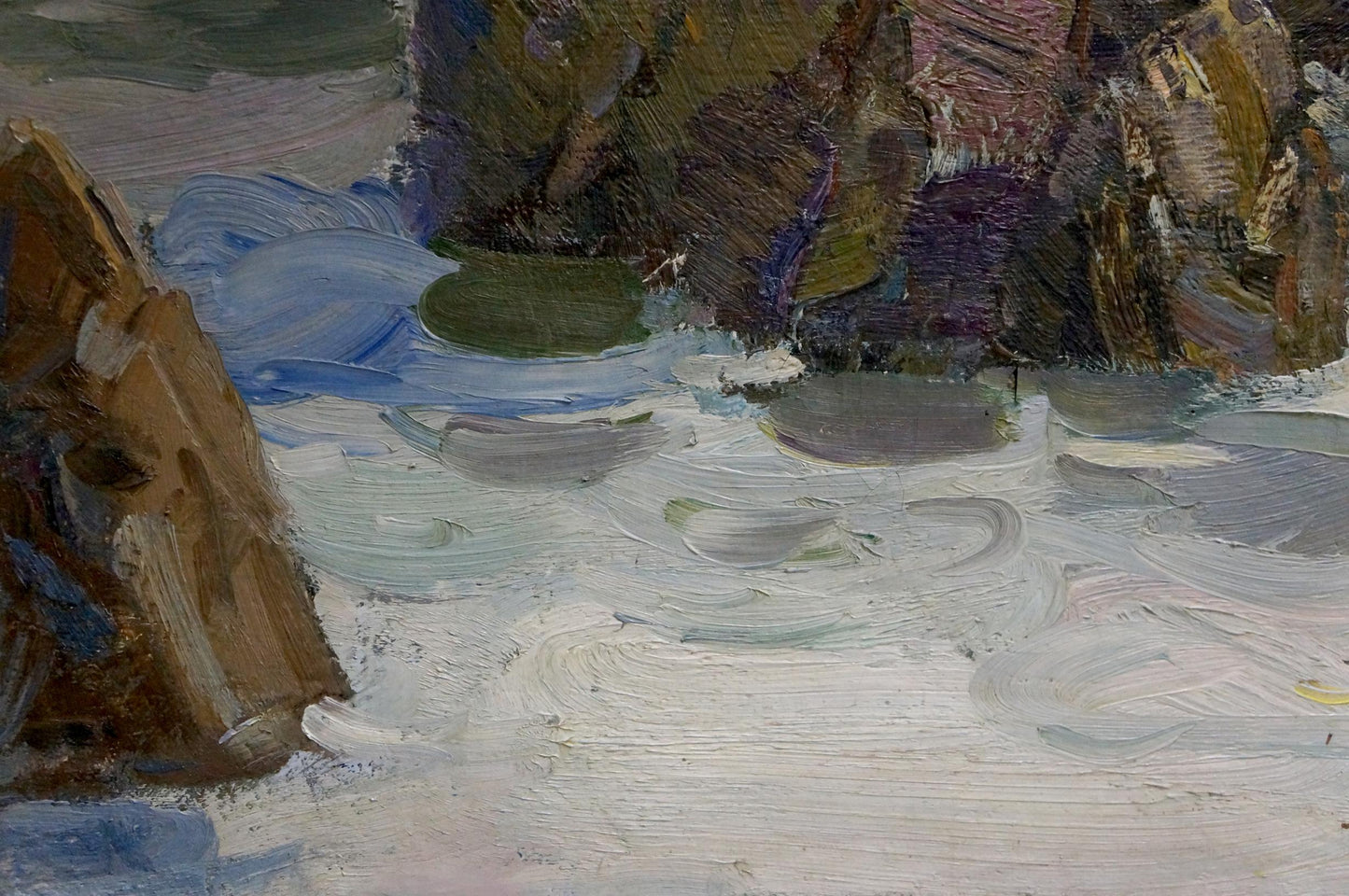 Oil painting Near the sea Strelov Arkady Efimovich
