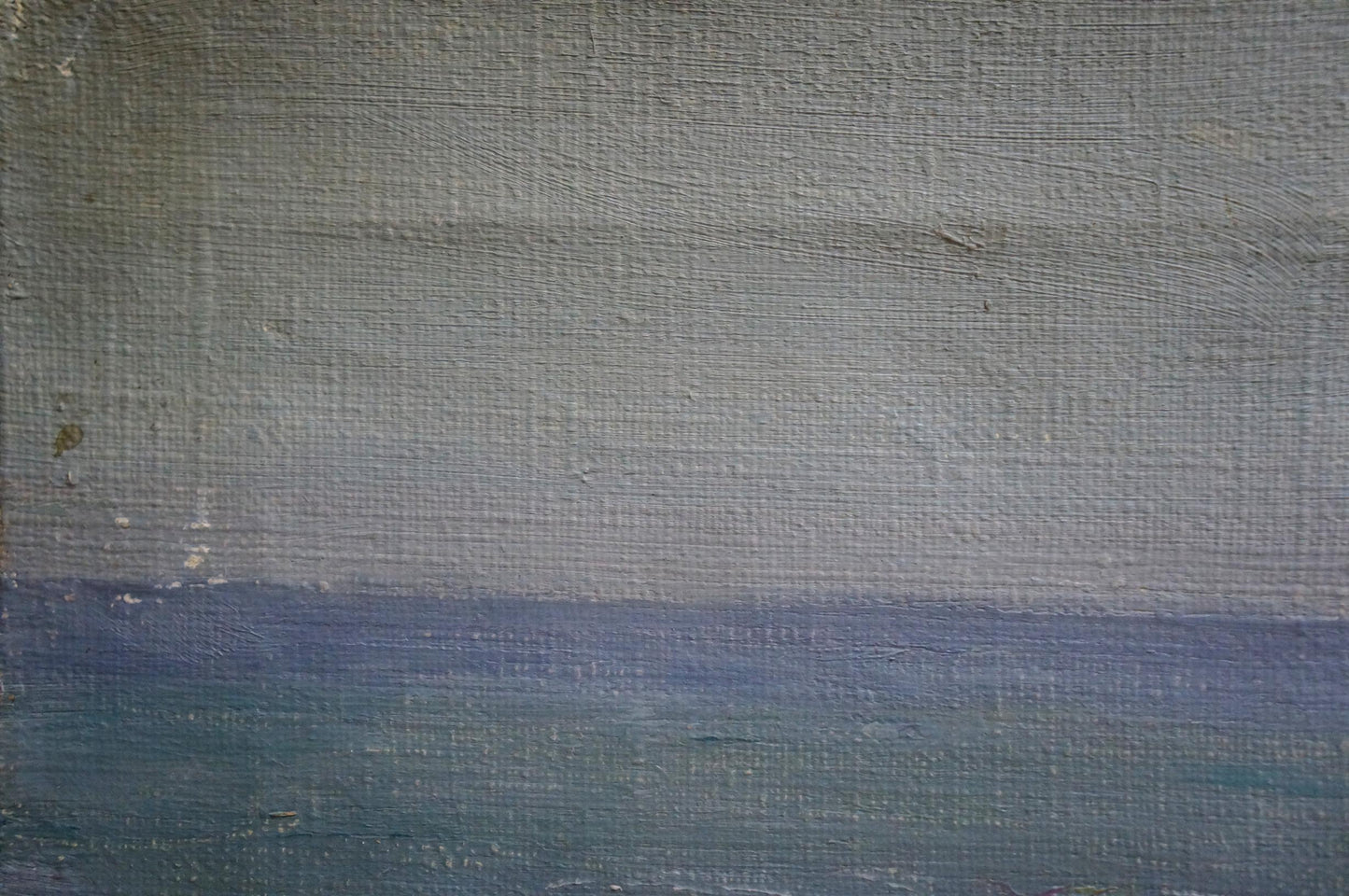Oil painting Stones by the sea