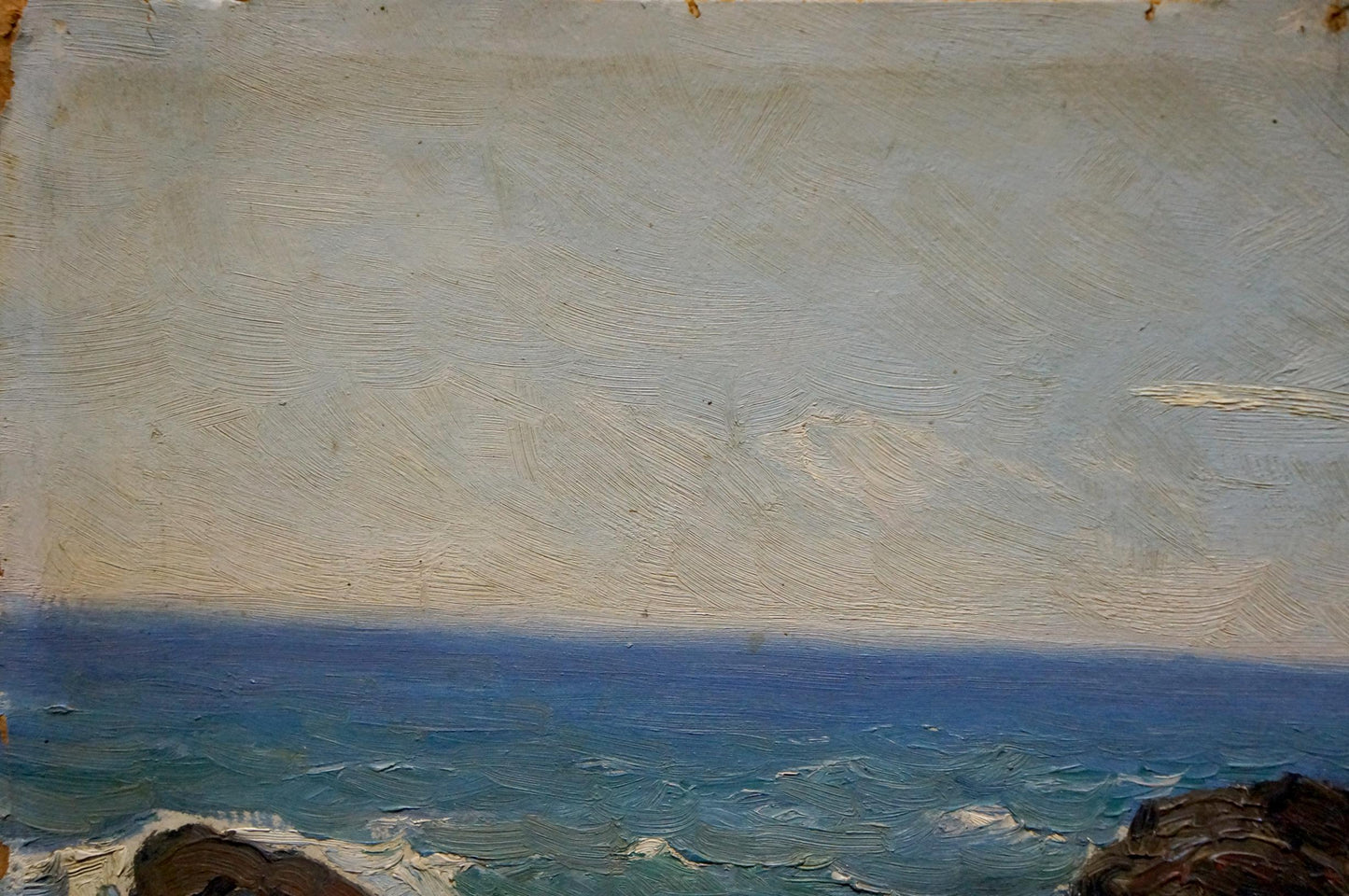 Oceanic Tranquility - an oil painting by Pyotr Kuzmich Stolyarenko