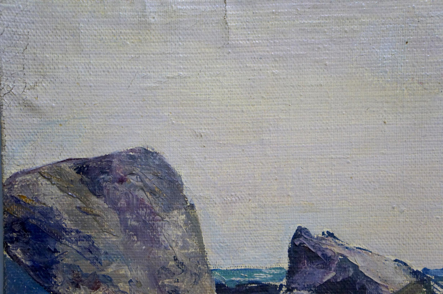 Oil painting Craggy Seashore Stepan Yarovoy