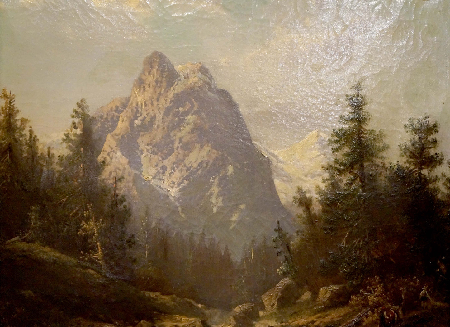 Oil painting depicting "Nature" by Karl Kaufman