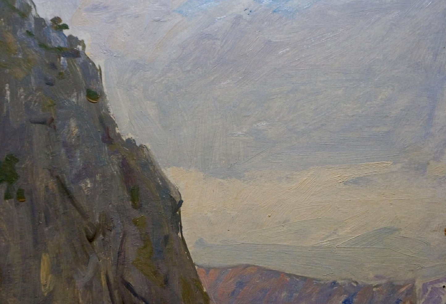 Oil painting Rocky coast Bakaev Sergey Ivanovich