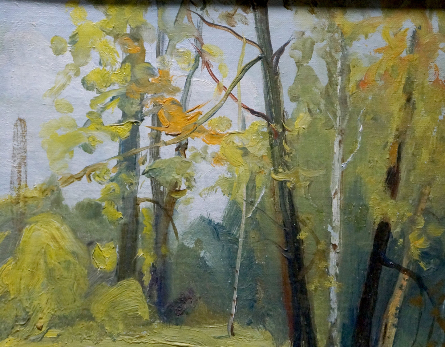 Oil painting Natural landscape Konovalyuk Fedor Zotikovich
