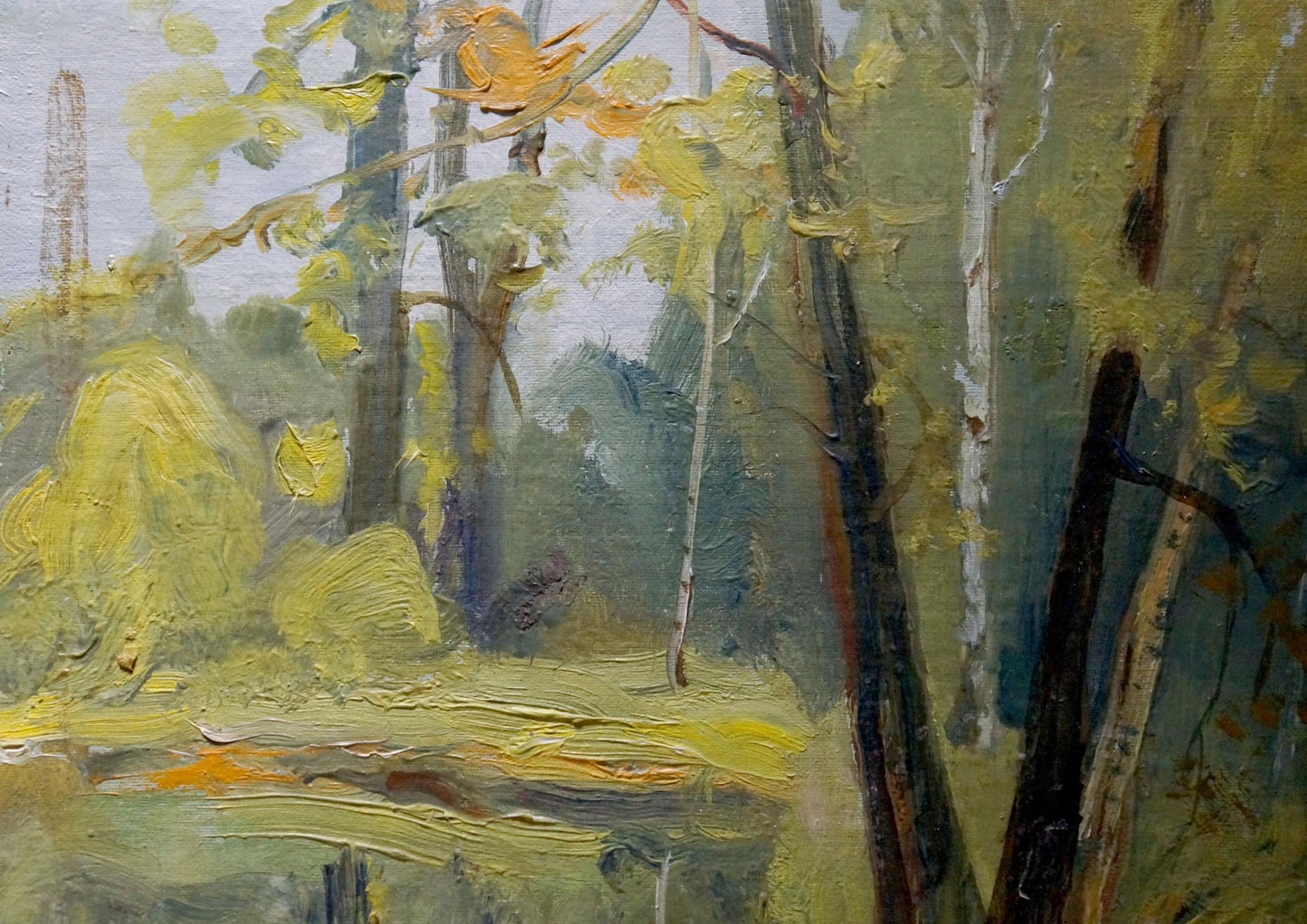 Oil painting Natural landscape Konovalyuk Fedor Zotikovich