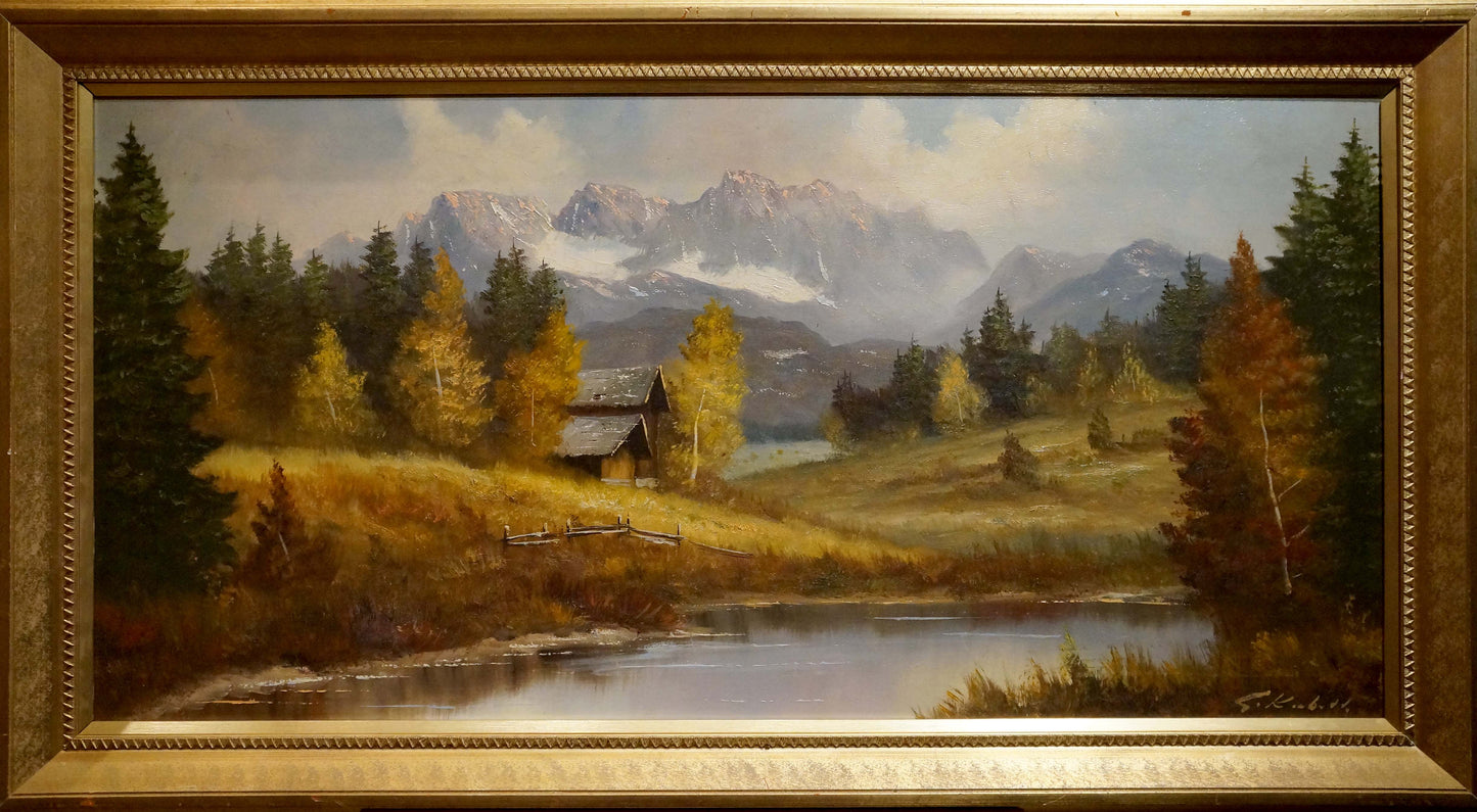 Oil painting Away from everyone Kubass J.