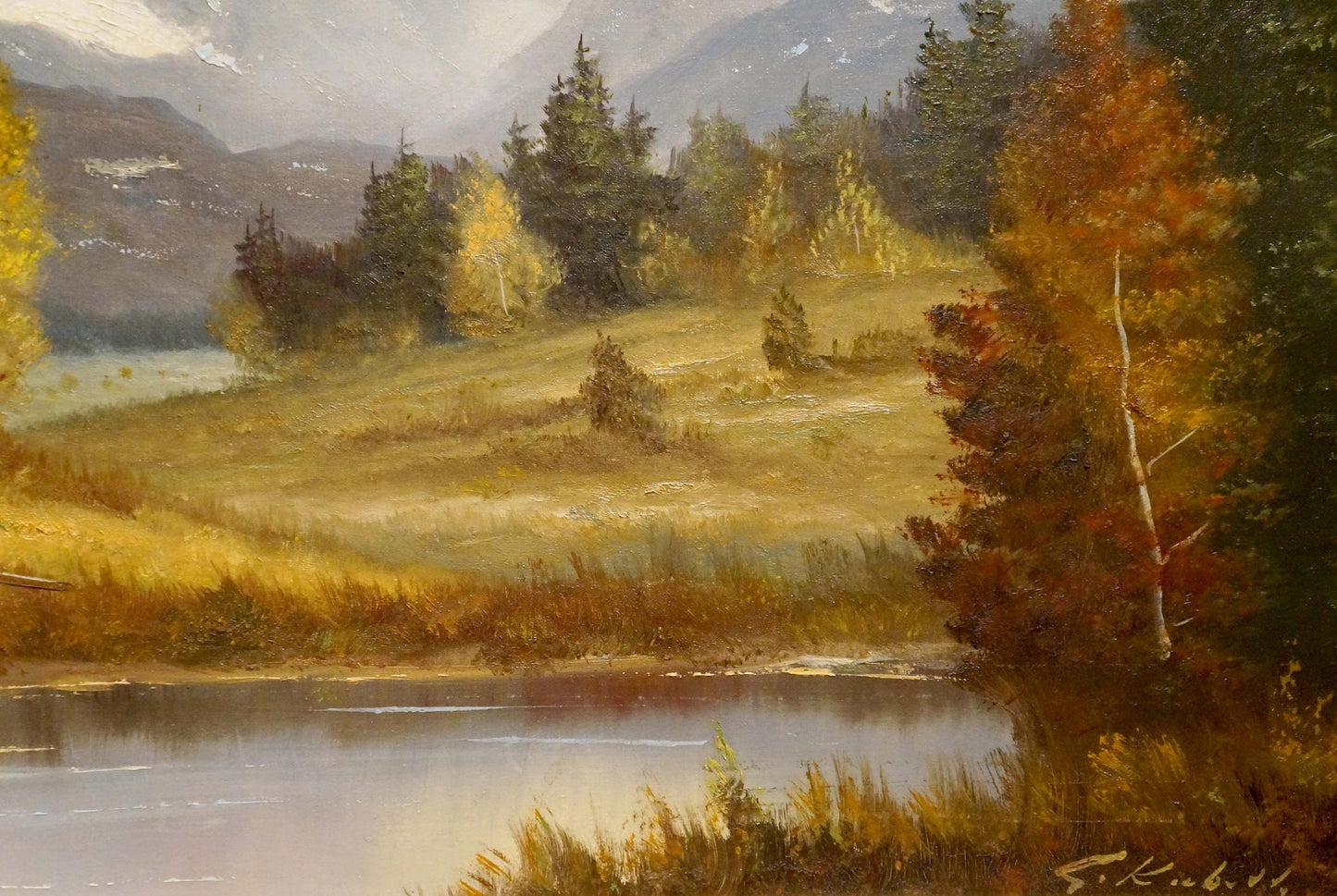 Oil painting Away from everyone Kubass J.