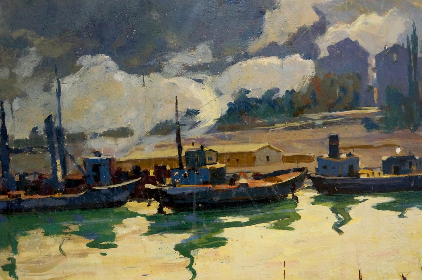 Oil painting South bay Afanasiev Mikhail Andreevich