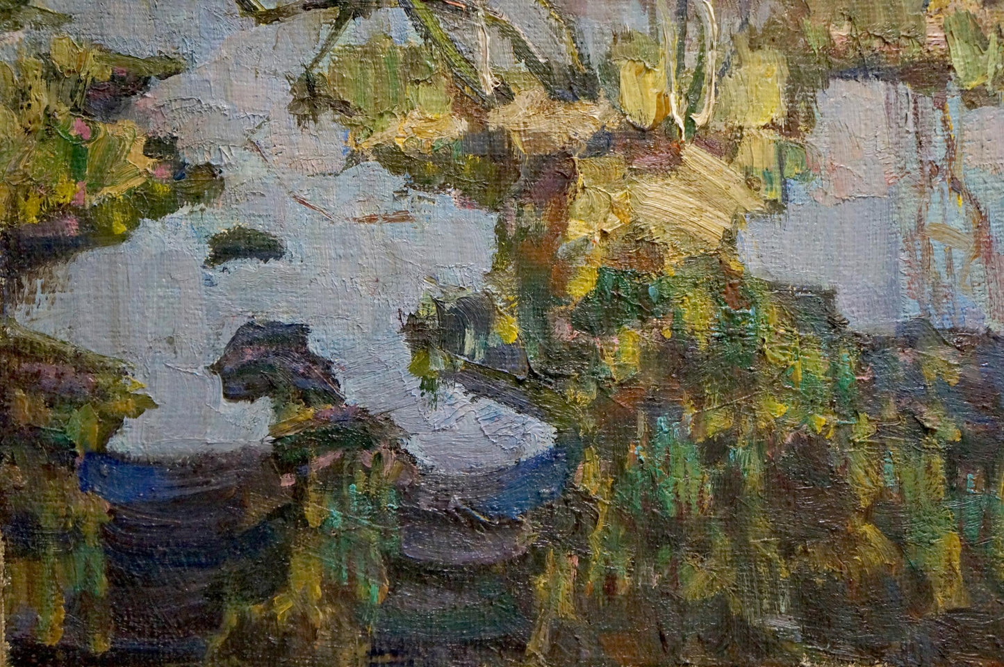Oil painting Awakening Syrovatka Dmitry Matveevich