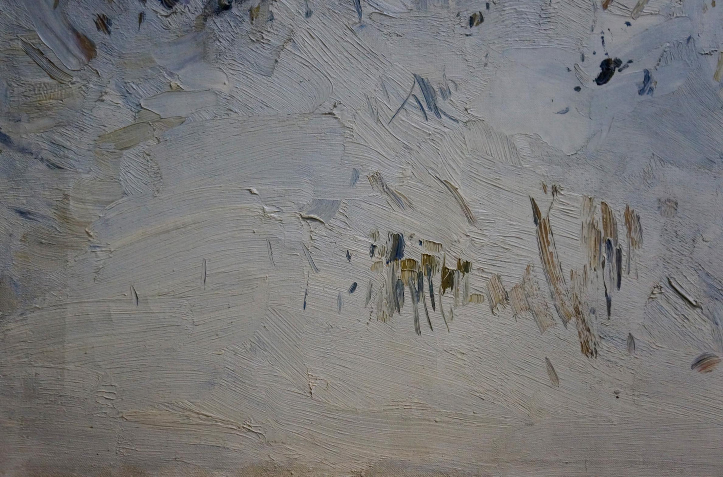 Oil painting Snowdrift Tkachenko Andrey Zinovievich