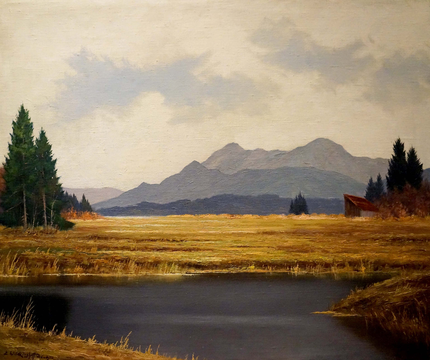 Oil painting Mountain View