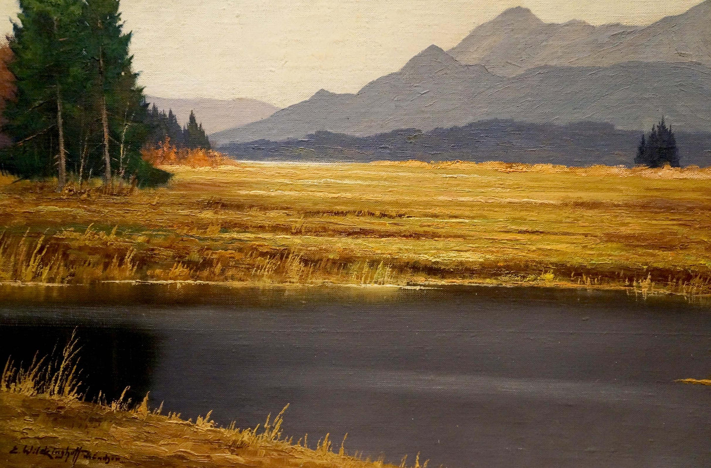 Oil painting Mountain View