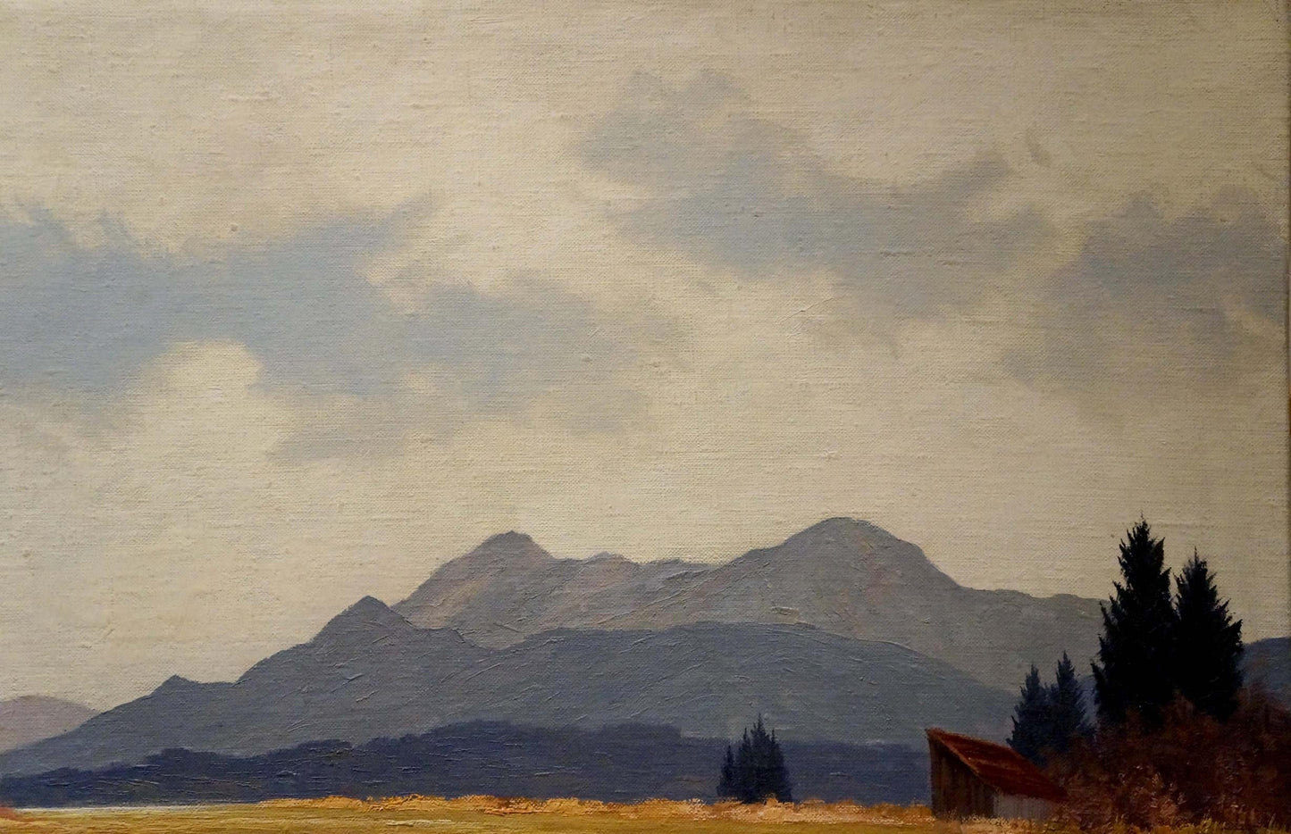 Oil painting Mountain View