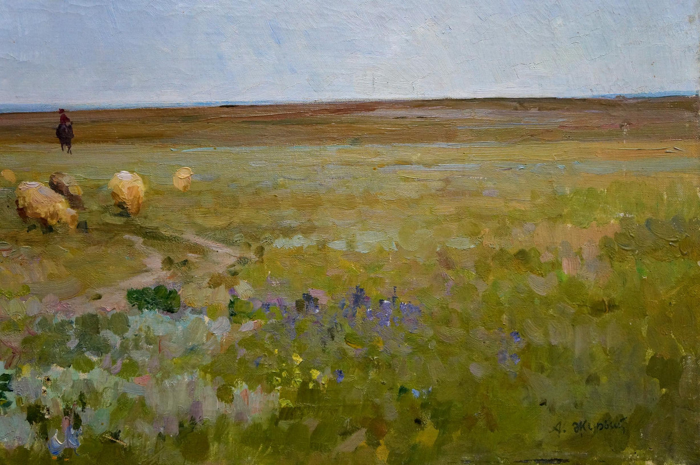 Oil painting To the rain Zhurbiy Alexander Petrovich