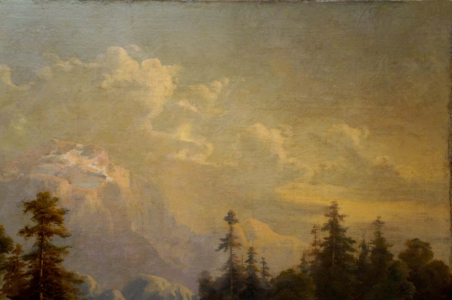 Oil painting Away from everyone